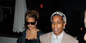rihanna and a$ap rocky in new york city on october 04, 2023