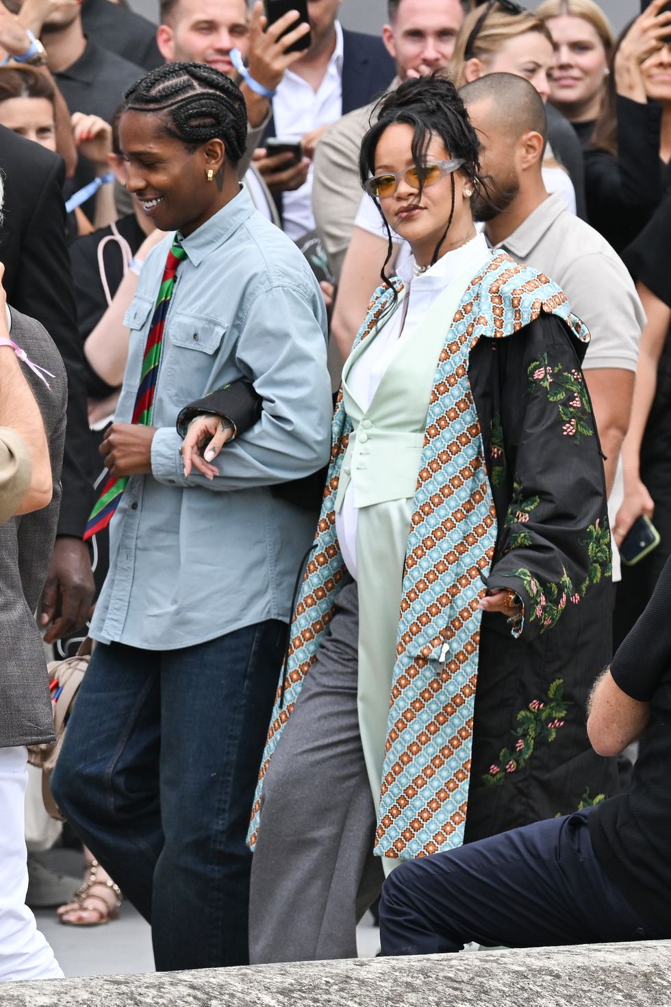 a$ap rocky e rihanna da dior homme