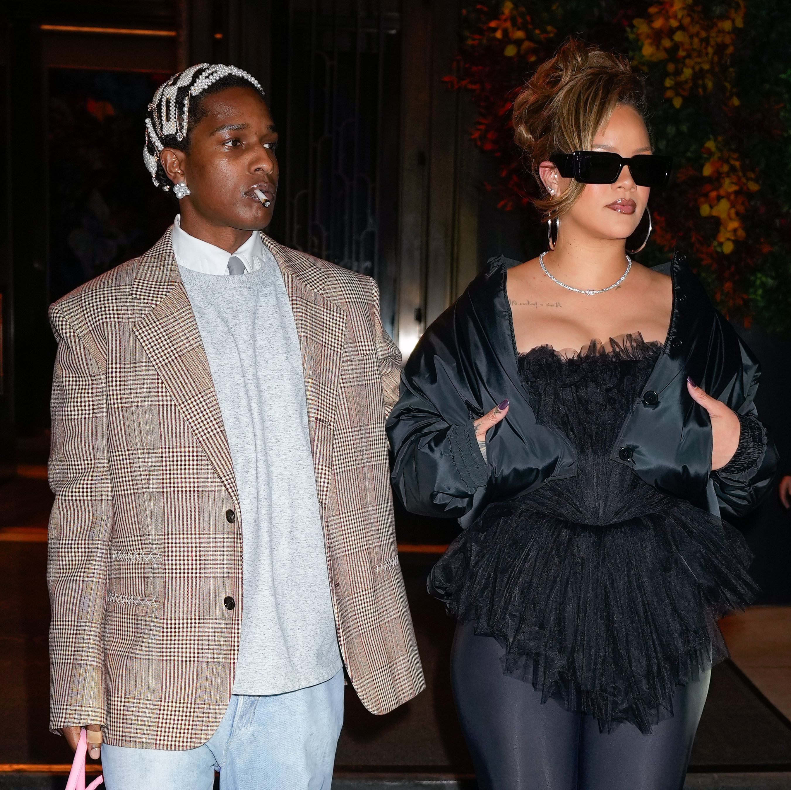She celebrated A$AP Rocky's 35th birthday at Carbone.