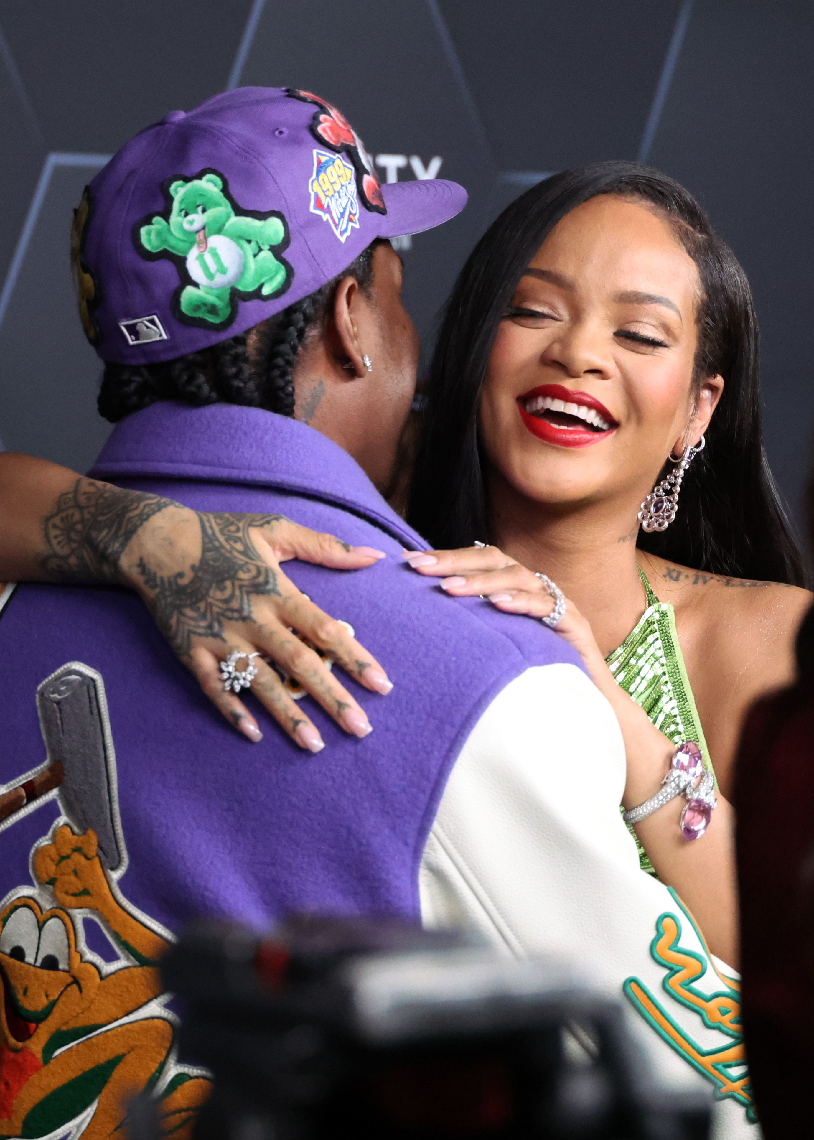 Rihanna and ASAP Rocky Attend Fenty Beauty Event with Rih in
