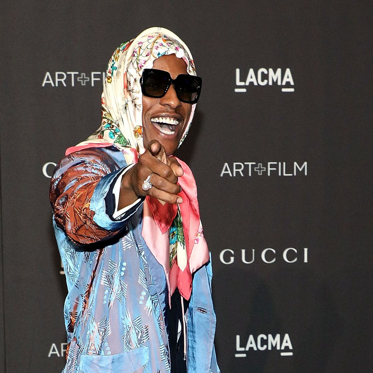 A$AP Rocky Wore a Gucci Grandma Scarf, So Now I Need a Gucci Grandma Scarf