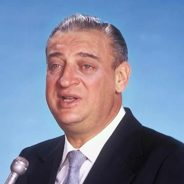 Rodney Dangerfield...RODNEY DANGERFIELD -- Pictured: Rodney Dangerfield (Photo by NBCU Photo Bank/NBCUniversal via Getty Images via Getty Images)