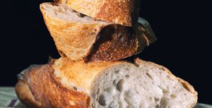 Food, Dish, Cuisine, Bread, Ingredient, Baked goods, Beer bread, Damper, Sourdough, Gluten, 