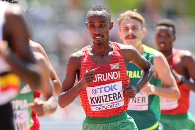 el atleta kwizera en el mundial de atletismo de oregon 2022