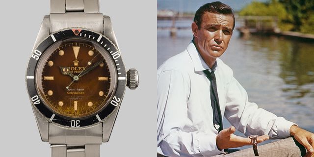 Mursten ekstra Klæbrig The Rarest Of James Bond's Rolex Submariners Is On Auction