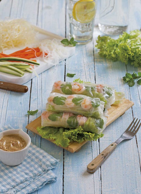 rollitos vietnamitas de verduras
