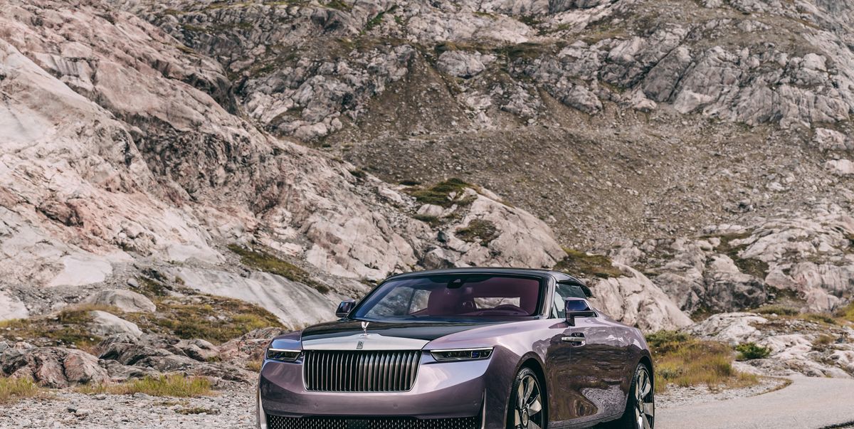 The Second Rolls-Royce Droptail Wears Amethyst Gems