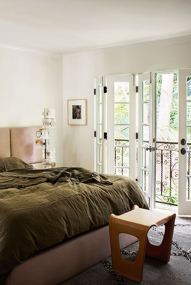 brigette romanek bedroom with juliette balcony