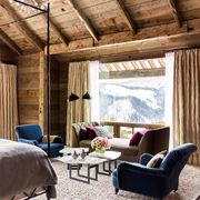 ski home with romantic bedroom view