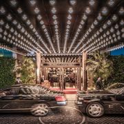 the entryway to the rome cavalieri hotel