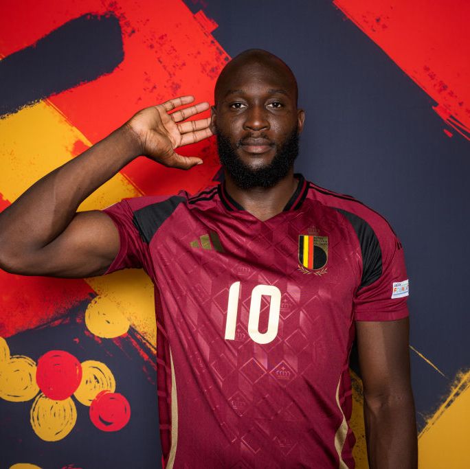 Retratos de Bélgica, Eurocopa 2024, Romelu Lukaku, junio de 2024.
