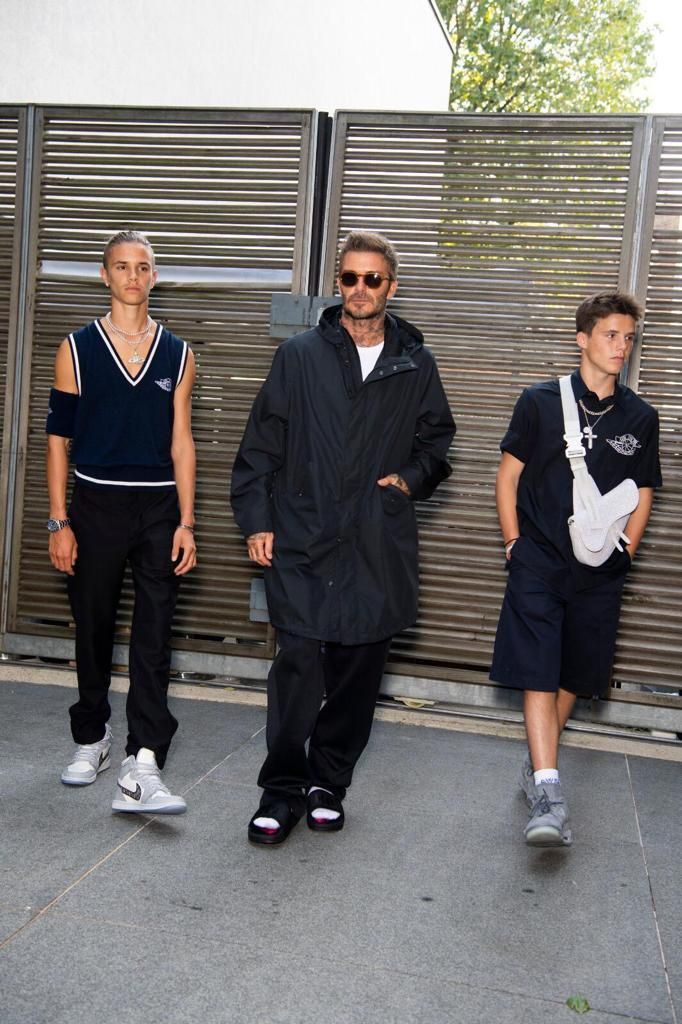 Romeo Beckham is dressing just like David