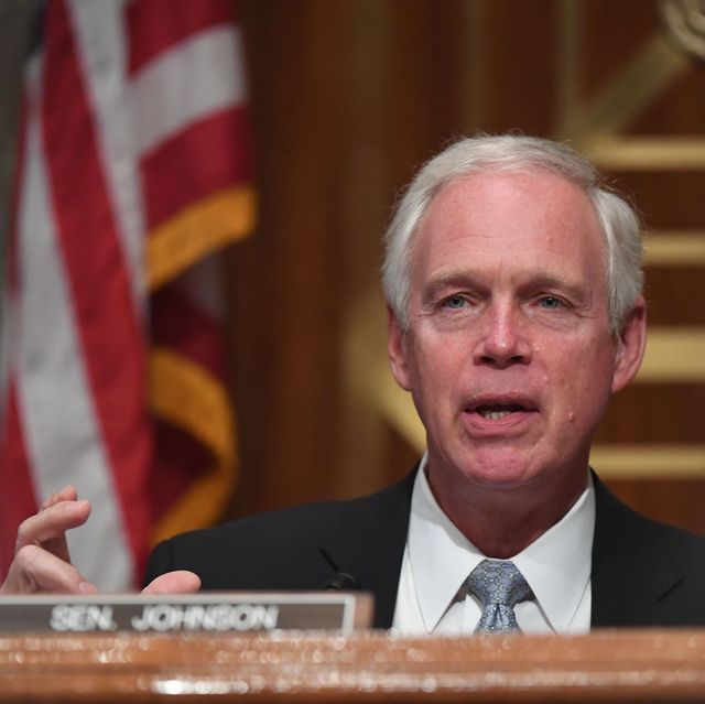 us senator ron johnson r wi questions department of homeland security acting secretary, chad wolf, during testimony before the senate homeland security and governmental affairs committee on august 6, 2020 in washington, dc, to answer questions about the use of federal agents during protests in portland, oregon photo by toni l sandys  pool  afp photo by toni l sandyspoolafp via getty images