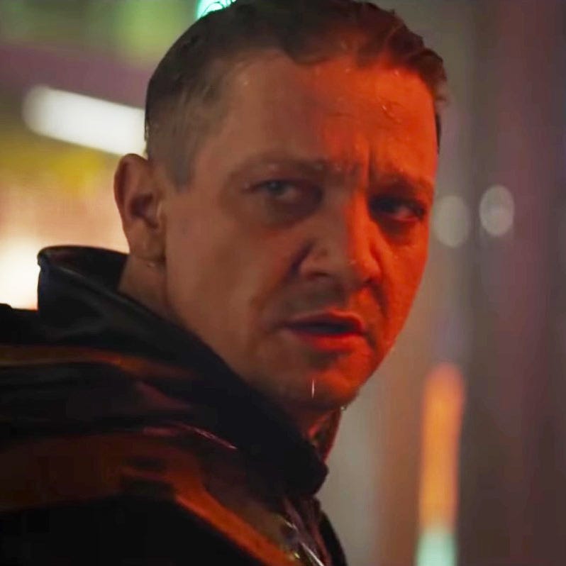 jeremy renner as ronin  hawkeye in avengers endgame