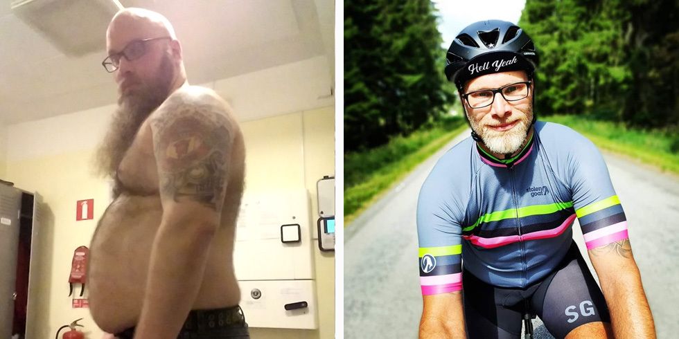 weight loss cycling ronny jansson