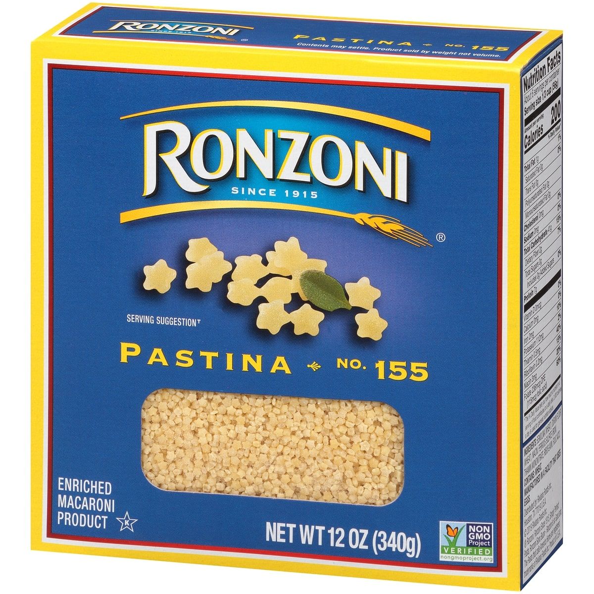 ronzoni pastina star pasta