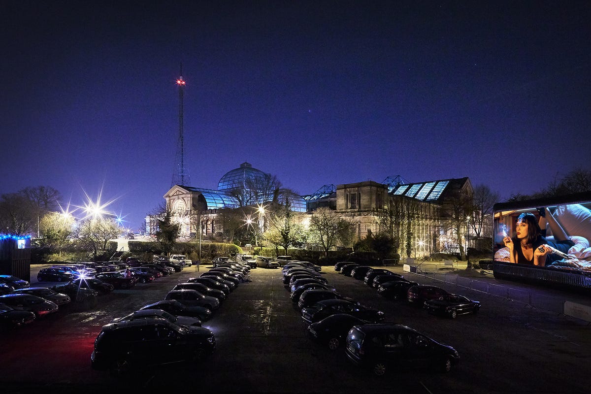 Rooftop film club launches drive-in cinema at Alexandra Palace