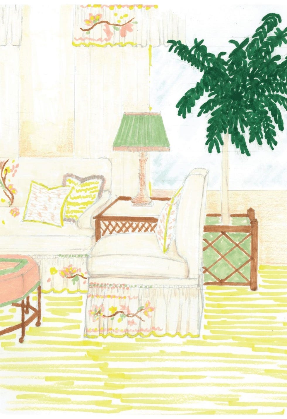 kips bay palm beach 2025 room renderings