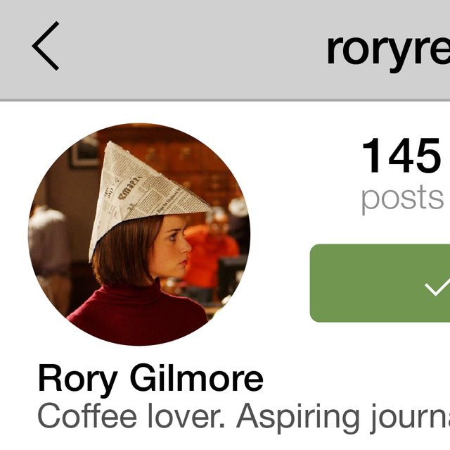 rory gilmore instagram