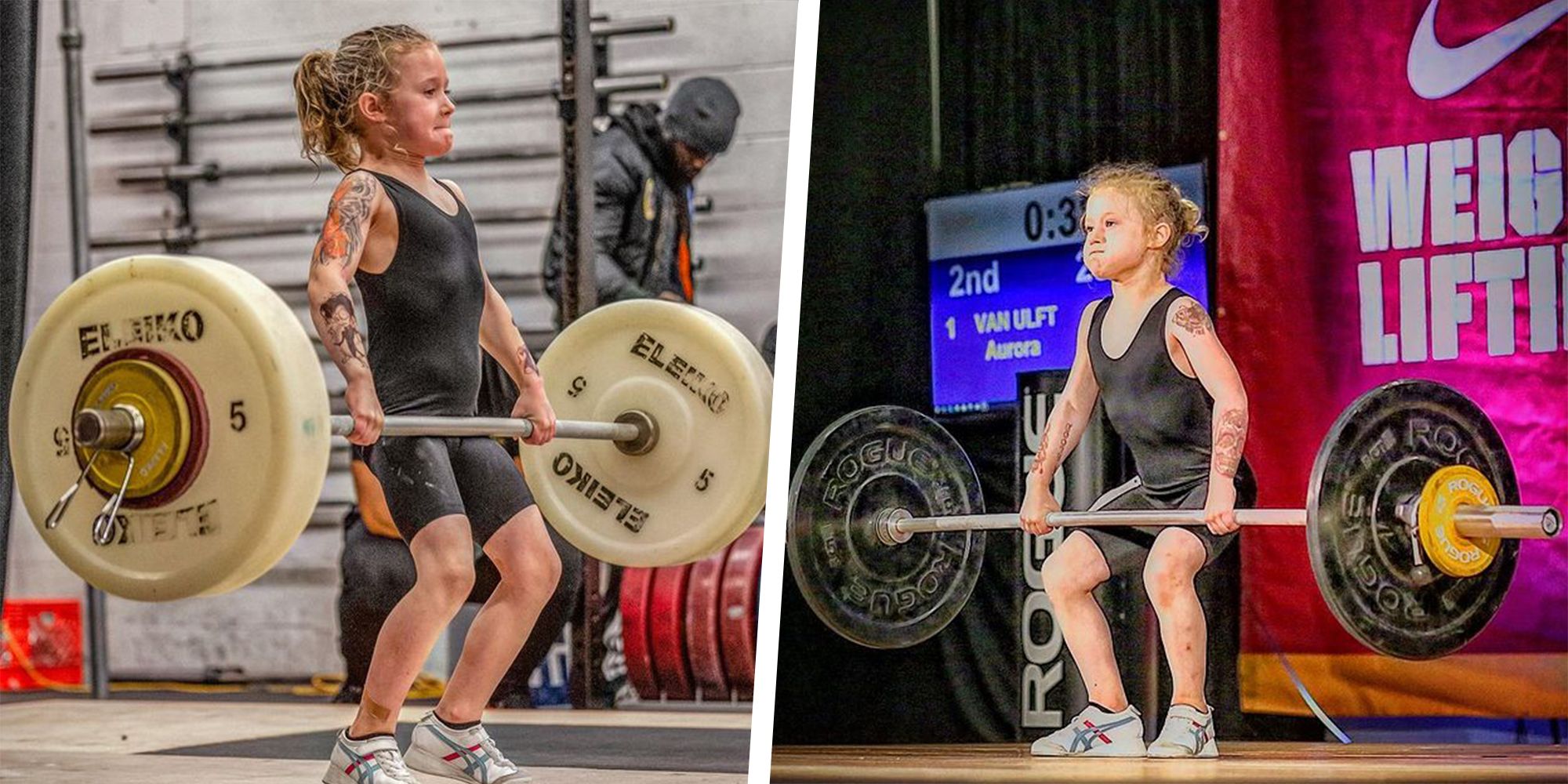 Rory van Ulft is 'Strongest Girl in the World', Deadlifts 80kg and