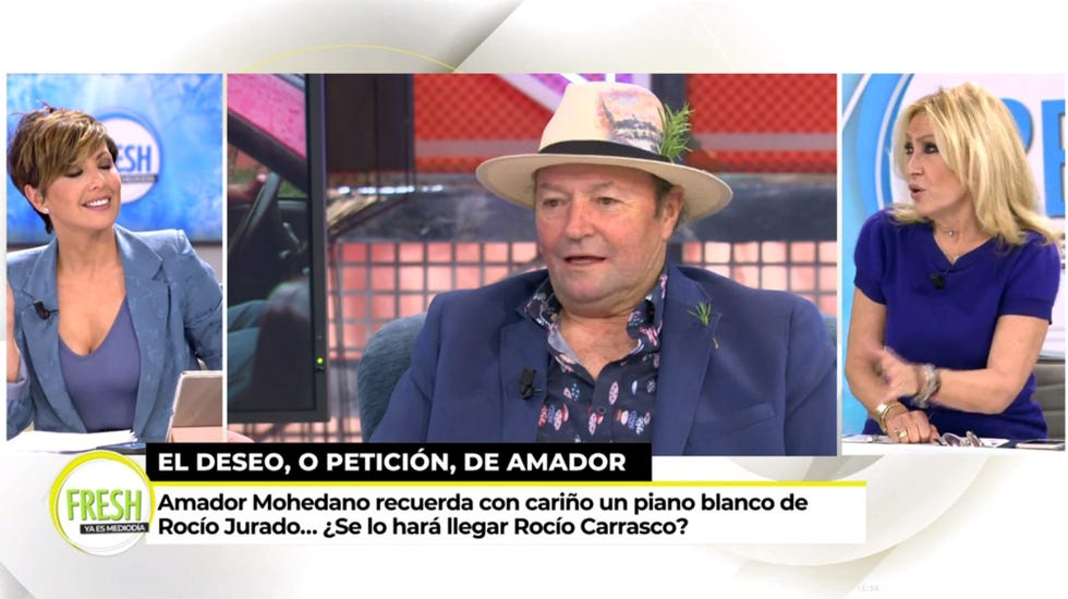 amador mohedano quiere recuperar un preciado objeto de rocío jurado de manos de rocío carrasco un piano blanco de su juventud