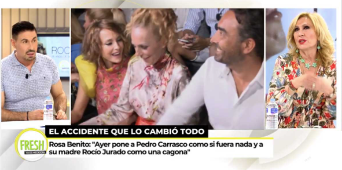 rosa benito le lanza un dardo a rocío carrasco