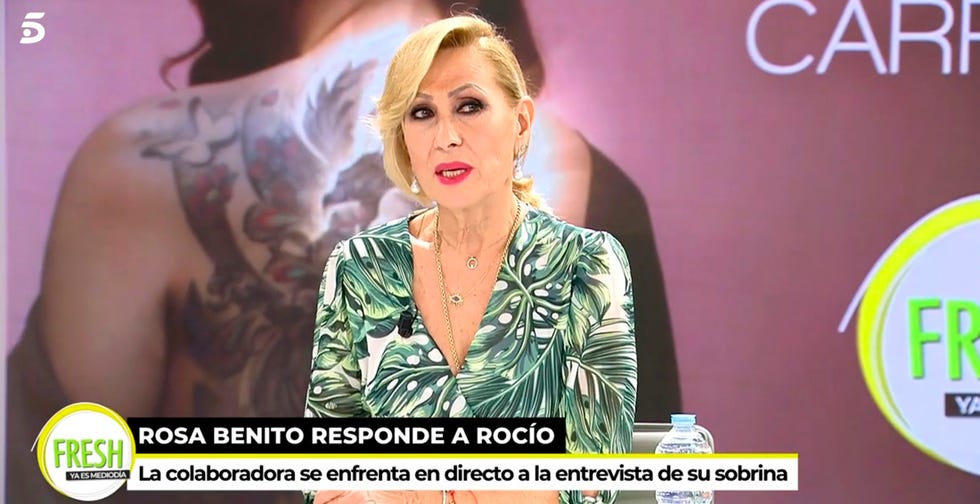 rosa benito asegura sentir mucho cariño por rocío carrasco