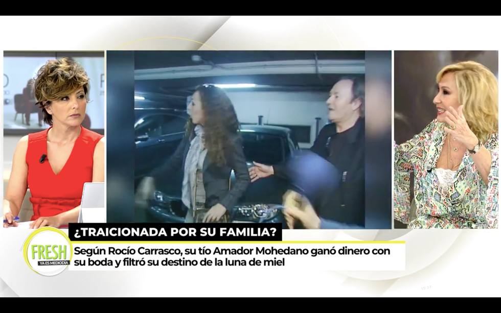 rosa benito le lanza un dardo a rocío carrasco