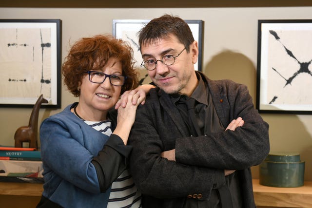 Rosa Villacastín con Juan Carlos Monedero