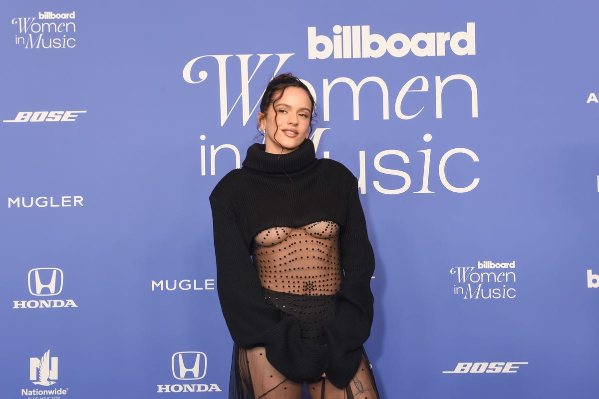 Rosalía Wears Cropped Sweater to Billboard Women in Music Awards