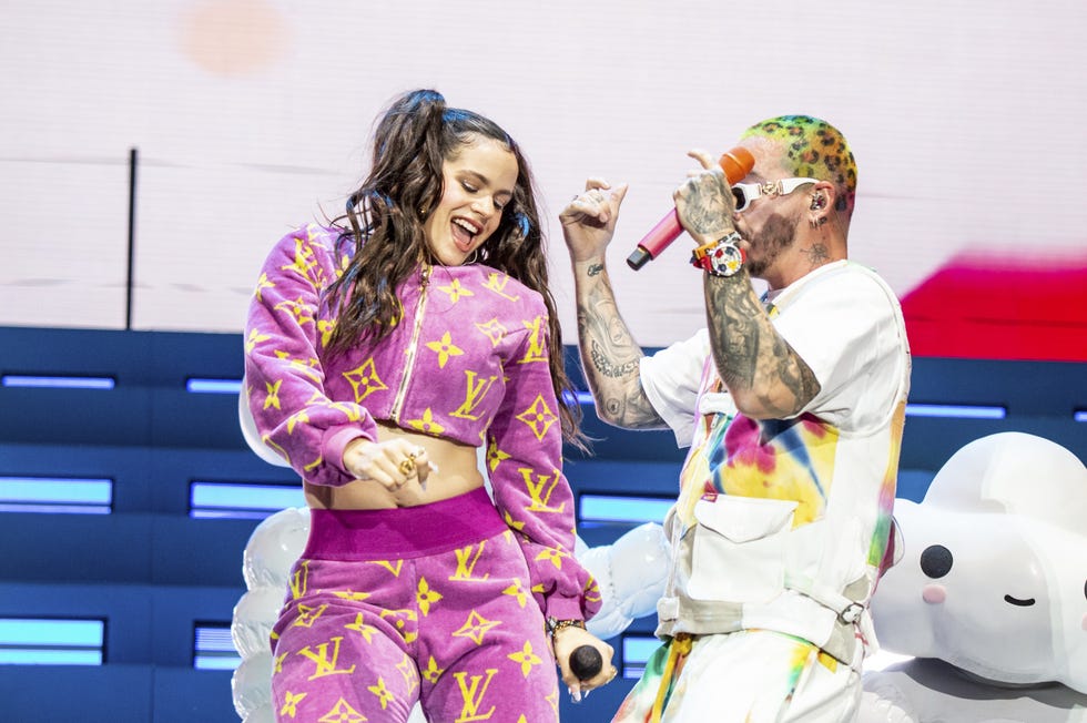 Rosalía y J Balvin en Coachella 2019