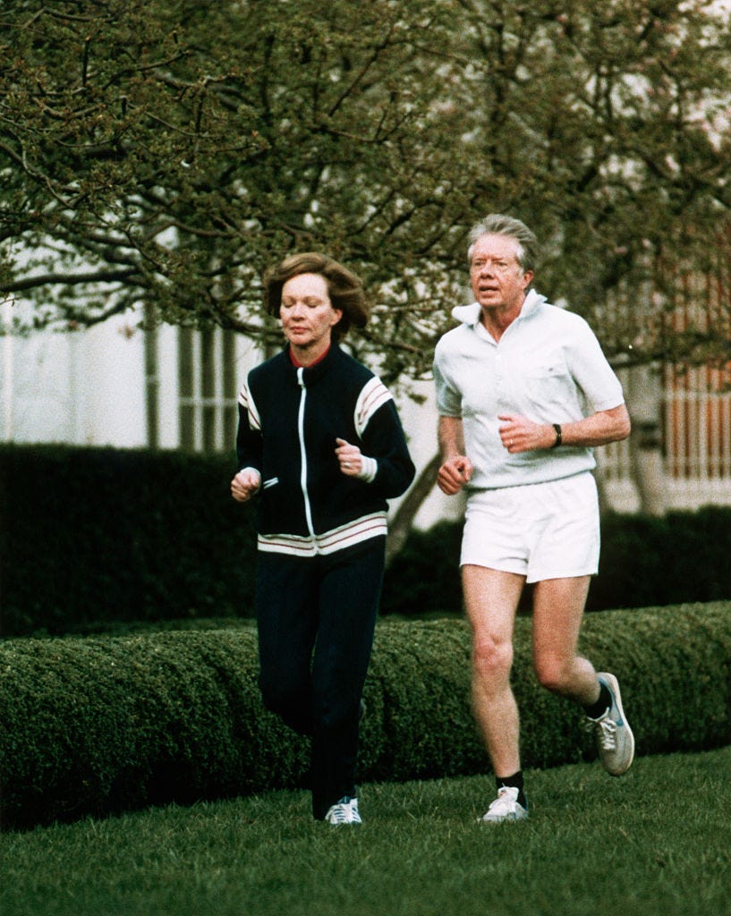 jimmy and rosalynn carter running