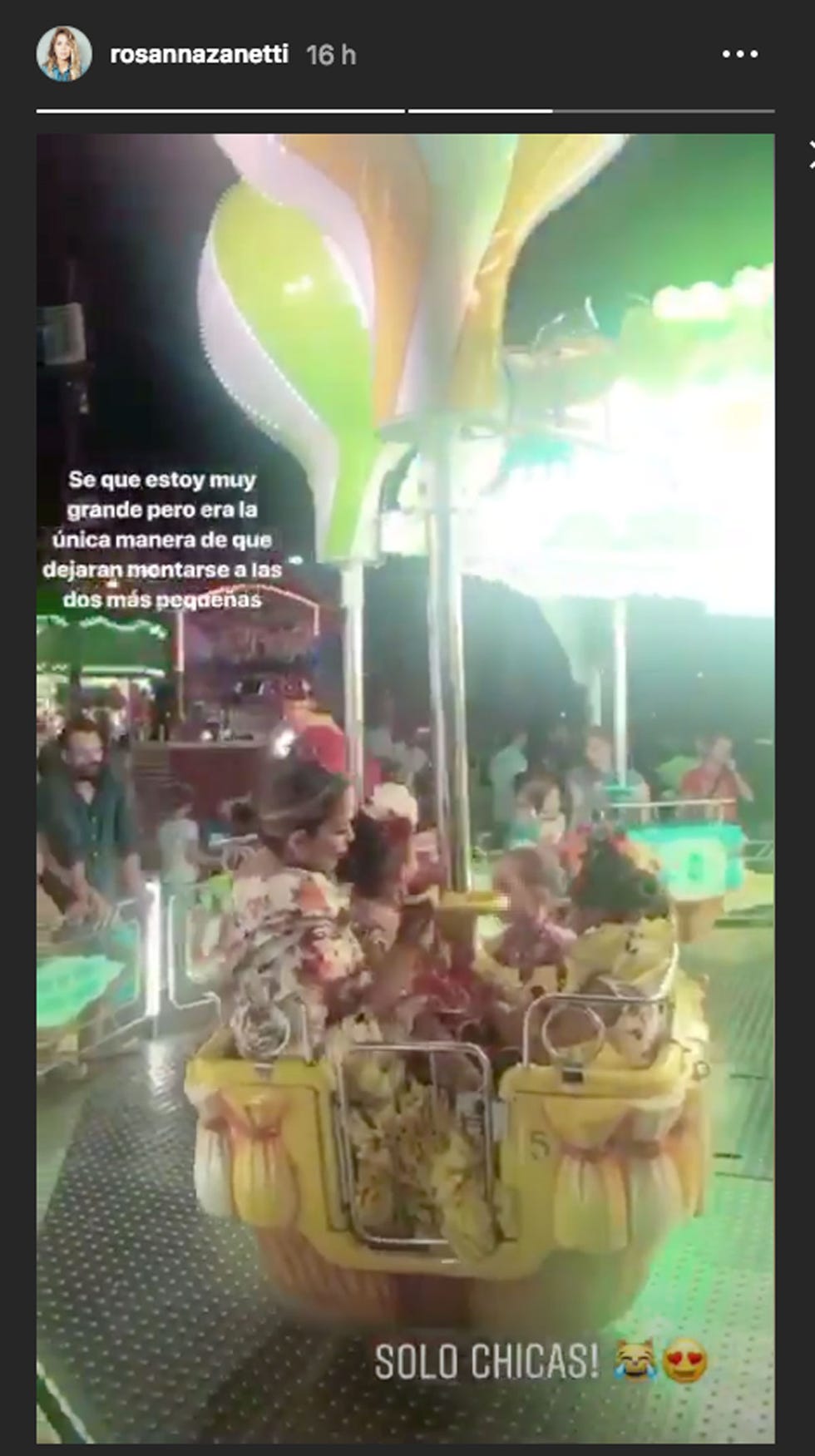 Rosanna Zanetti y Ella Bisbal, risas en la feria
