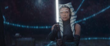 ahsoka tano rosario dawson in lucasfilm's star wars ahsoka, exclusively on disney 2023 lucasfilm ltd tm all rights reserved