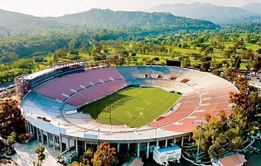 Rose Bowl half marathon pasadena ca