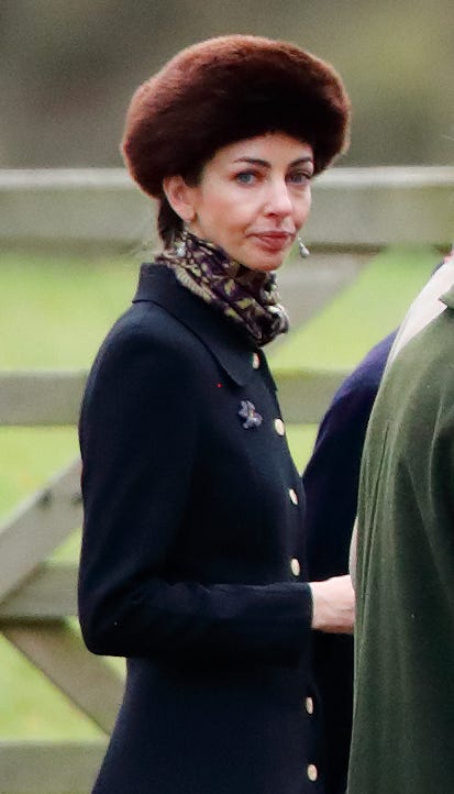 members of the royal family attend sunday church service at sandringham