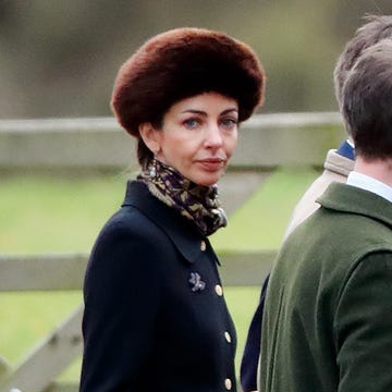 members of the royal family attend sunday church service at sandringham