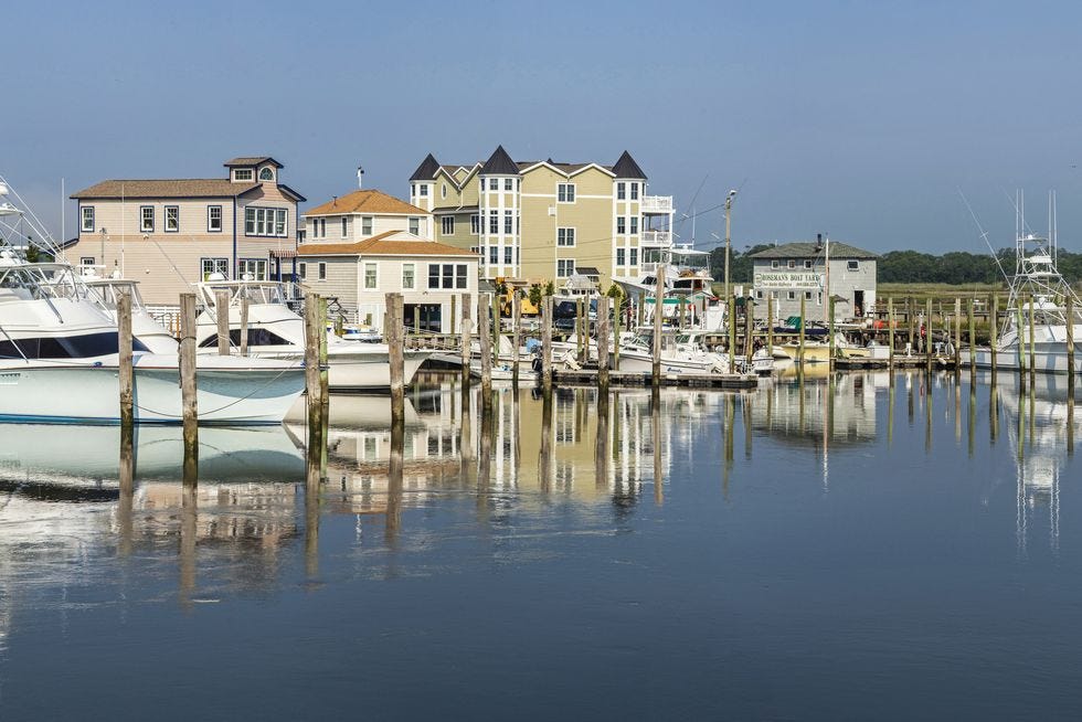 a group of boats docked