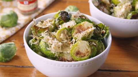preview for Rosemary Parm Brussels Sprouts Are The Greatest Side
