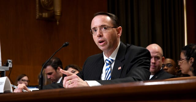 Rod Rosenstein, Christopher Wray Agree to Some of Trump's Demands in ...