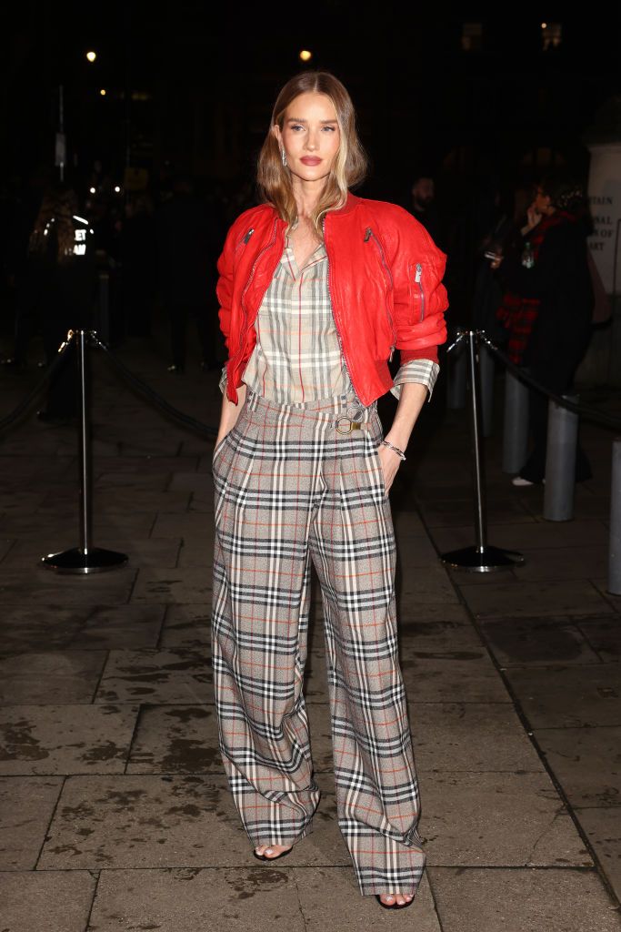 burberry arrivals lfw february 2025