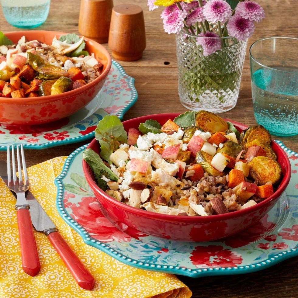 rotisserie chicken harvest bowls