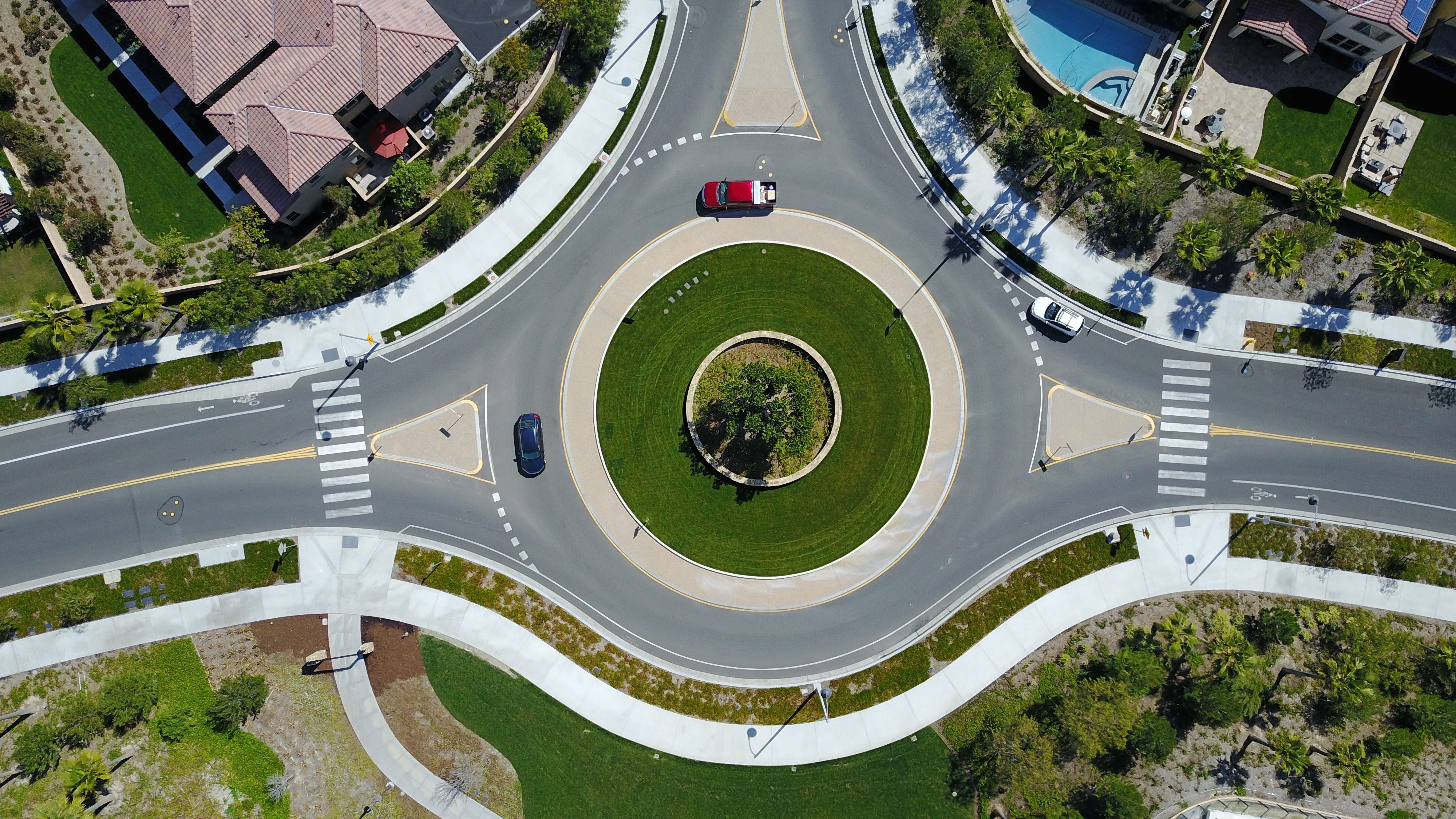 California Man Runs Around a Roundabout 415 Times