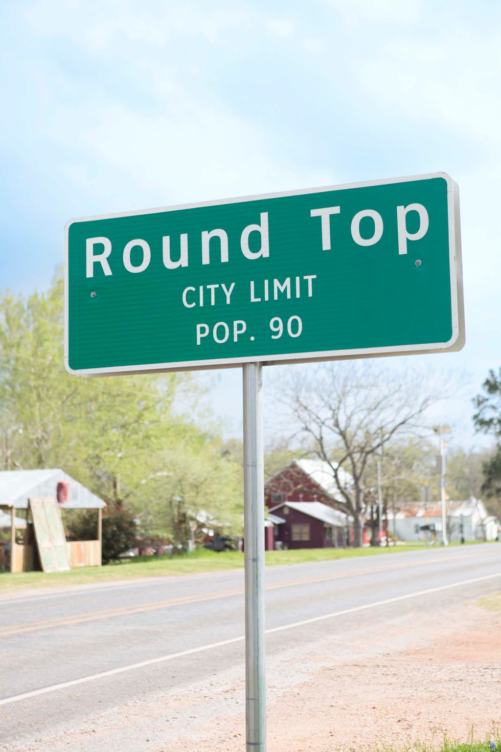 round top population sign