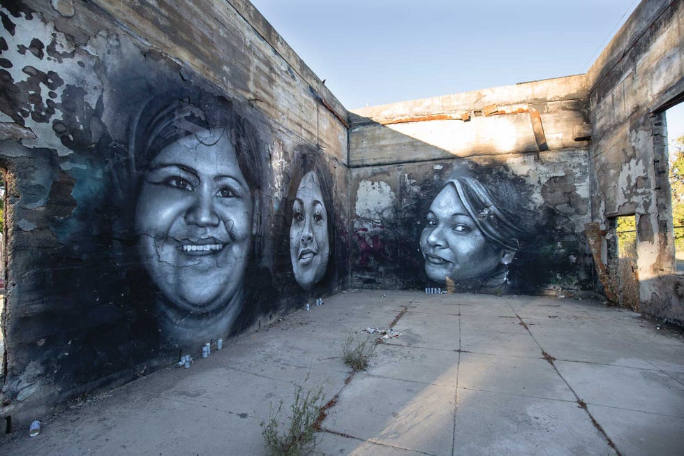 rosalena belle rodriguez, ruby sky montelongo, khadijah britton, round valley, mendocino county, covelo, california, round valley tribal council, death, murder, mural, round valley community arts center, memorial