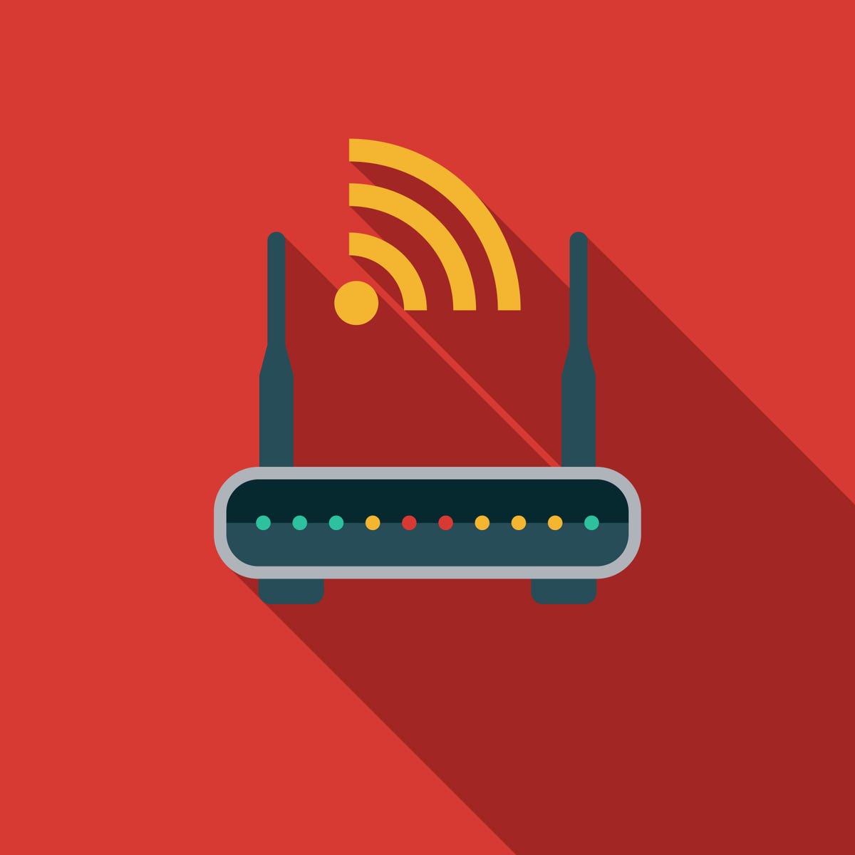 Set icons wi-fi wireless network coverage Vector Image