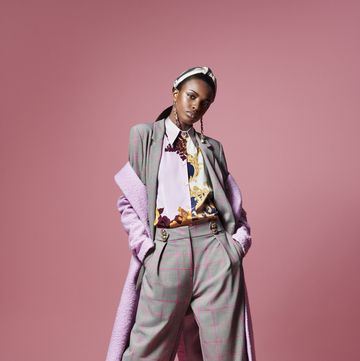 Leomie Anderson in River Island for ELLE