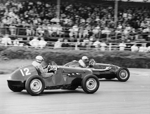 1949 rover special and 1951 alta, silverstone, 20th july 1968