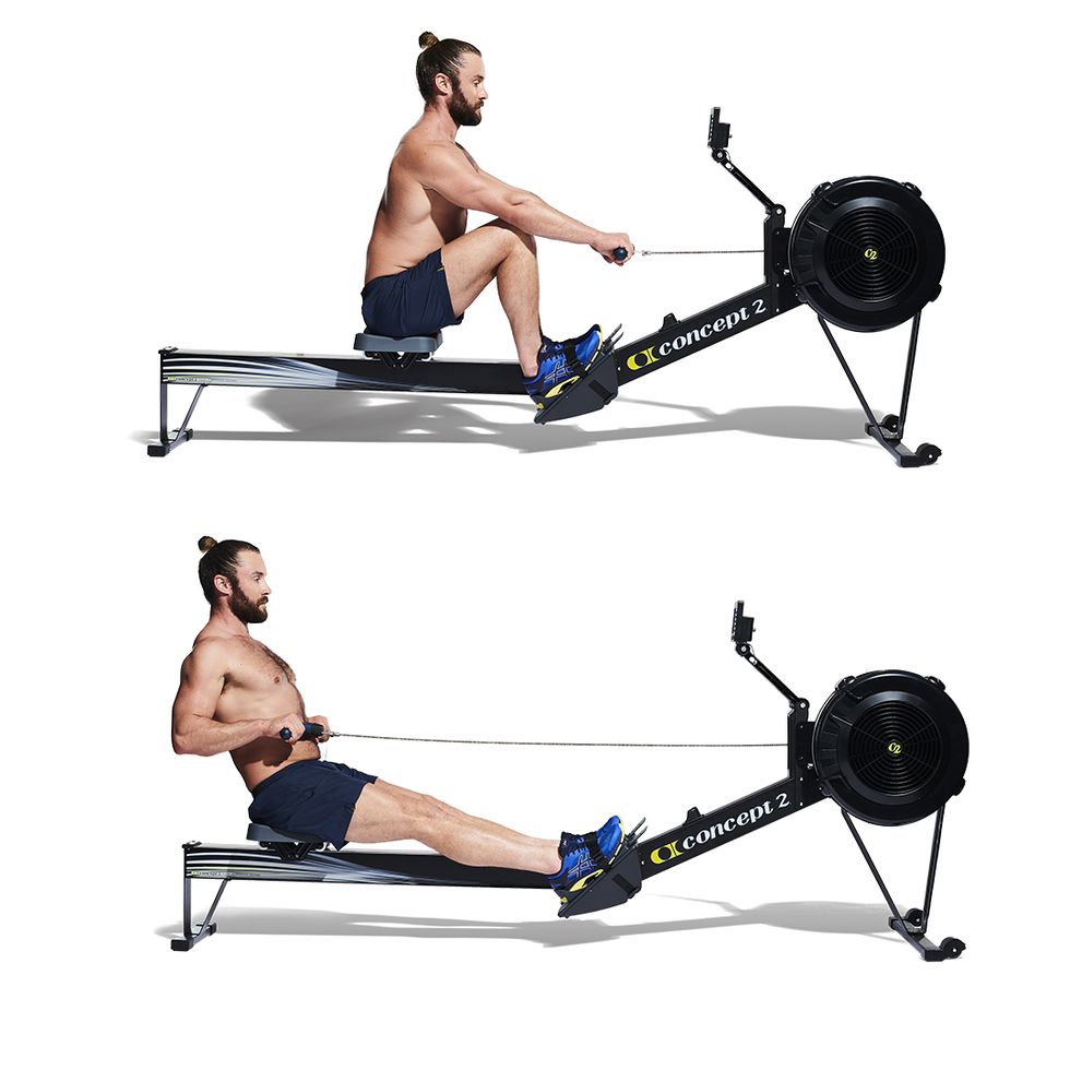 exercise machine, exercise equipment, indoor rower, free weight bar, sports equipment, weightlifting machine, bench, physical fitness, gym, arm,
