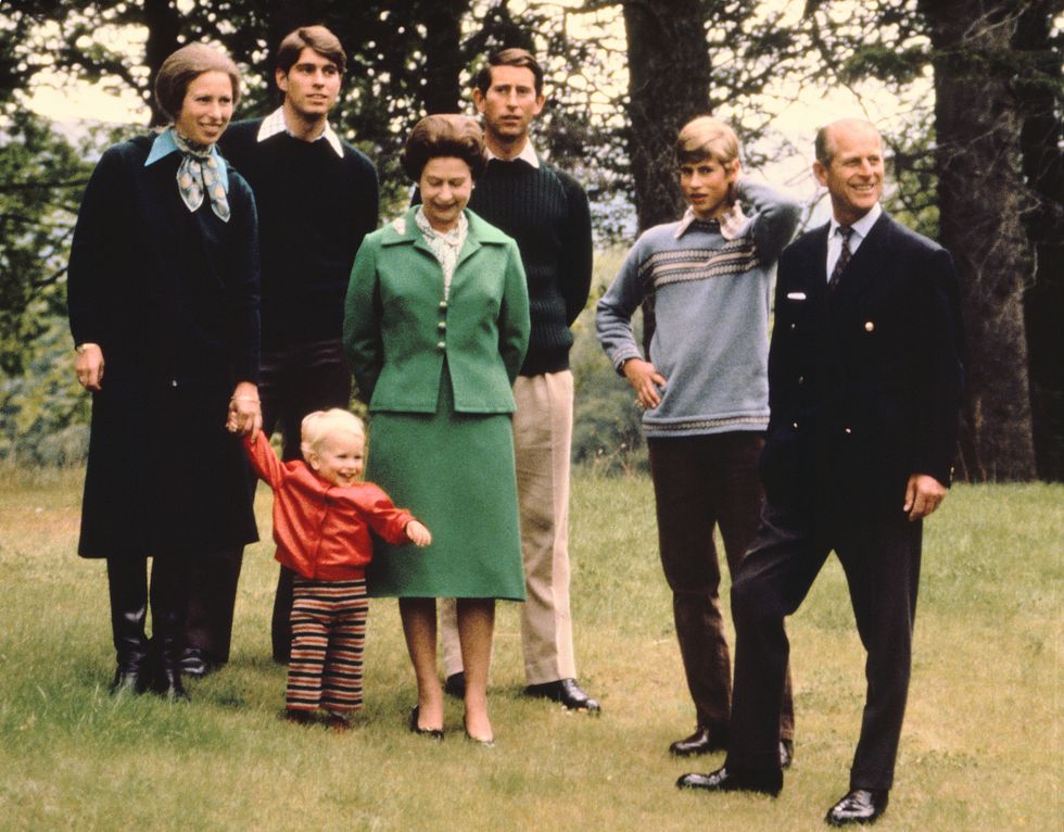 Scotland, The Royal Family In Balmoral Castle